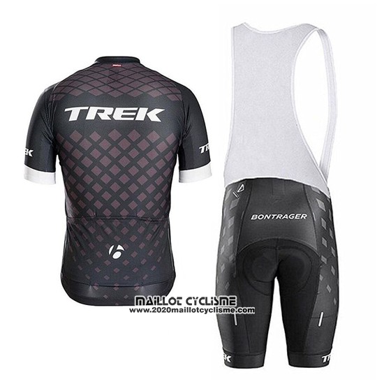 2017 Maillot Ciclismo Trek Bontrager Gris Manches Courtes et Cuissard